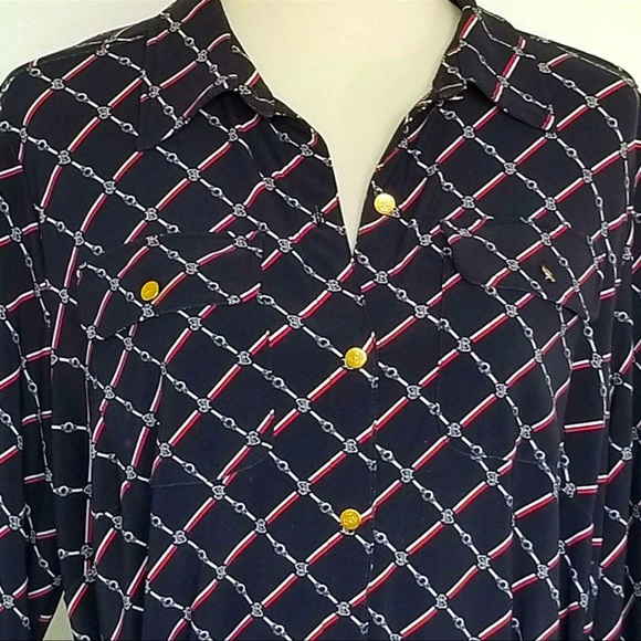 RALPH LAUREN Logo Equestrian Horse Bit Jersey Comfort Stretch Dress Plus Sz 1X - Picture 7 of 10